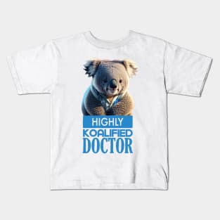 Just a Highly Koalified Doctor Koala 4 Kids T-Shirt